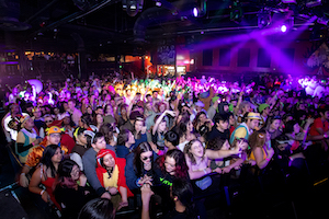 A full crowd at the Ace of Spades, Sacramento during Shrek Rave